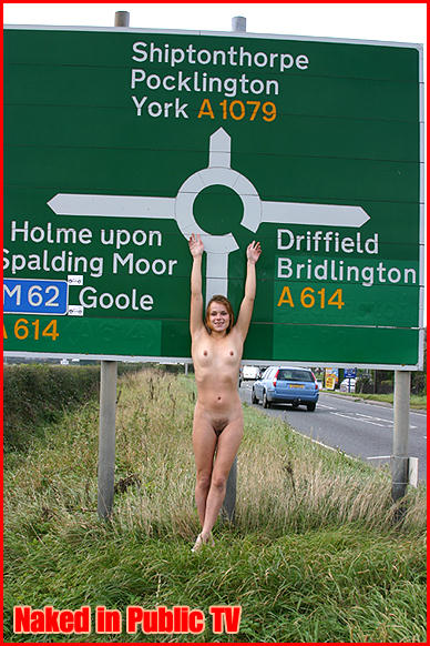 Charlie naked in York Naked in Public TV