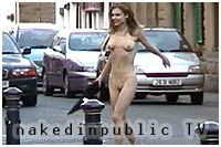 Gina Lorenz naked in public